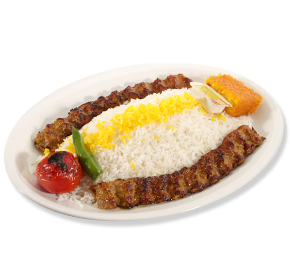  عکس چلو کوبيده گوشت تک سيخ ايراني