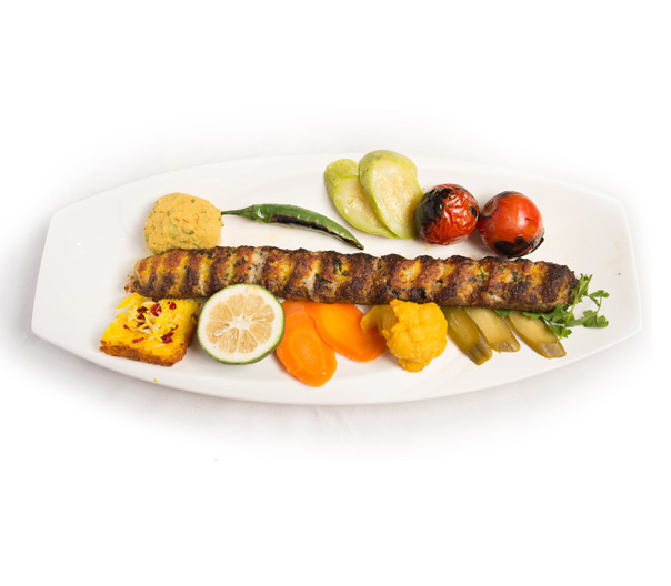  عکس خ کباب کوبيده گوشت تک سيخ