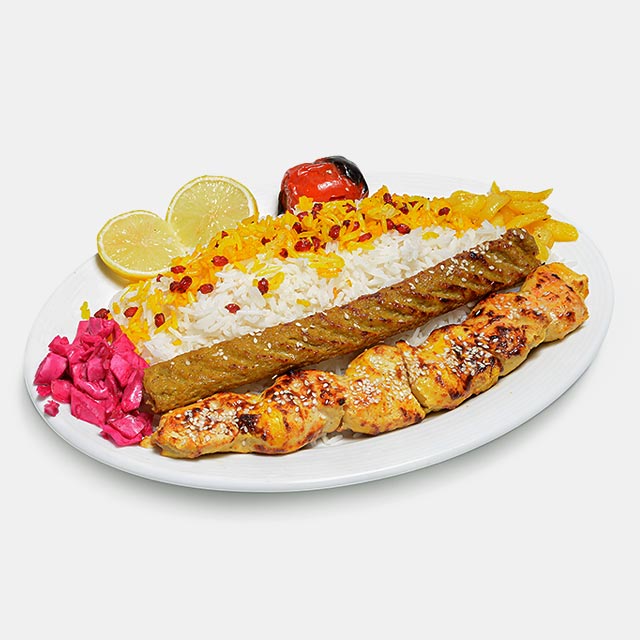  عکس چلو کباب ميکس ب ايراني